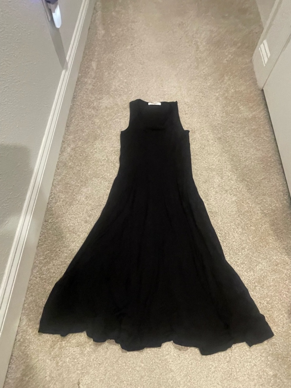 Project Social T Black Sleeveless Midi Dress